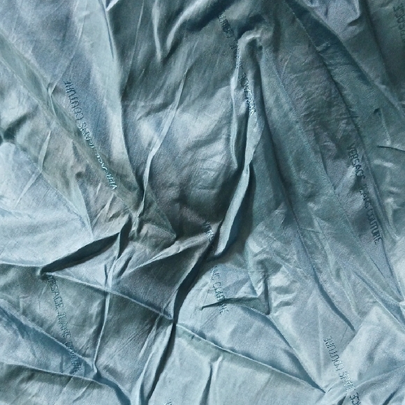 Versace Black Trench Coat with Gold Buttons - Picture 10 of 11